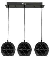 PL- 4-215-3xE27 BLACK