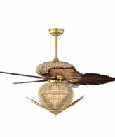 Anemos Crystal MG And RB Ceiling Fan